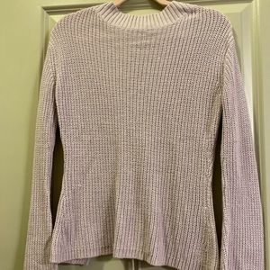 Lavender Cross Back Sweater Top